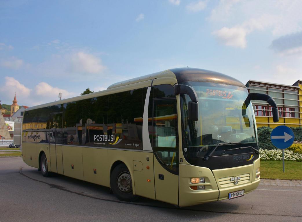 MAN Lion`s Regio,Postbus der ÖBB im Mai 2018 in Krems.