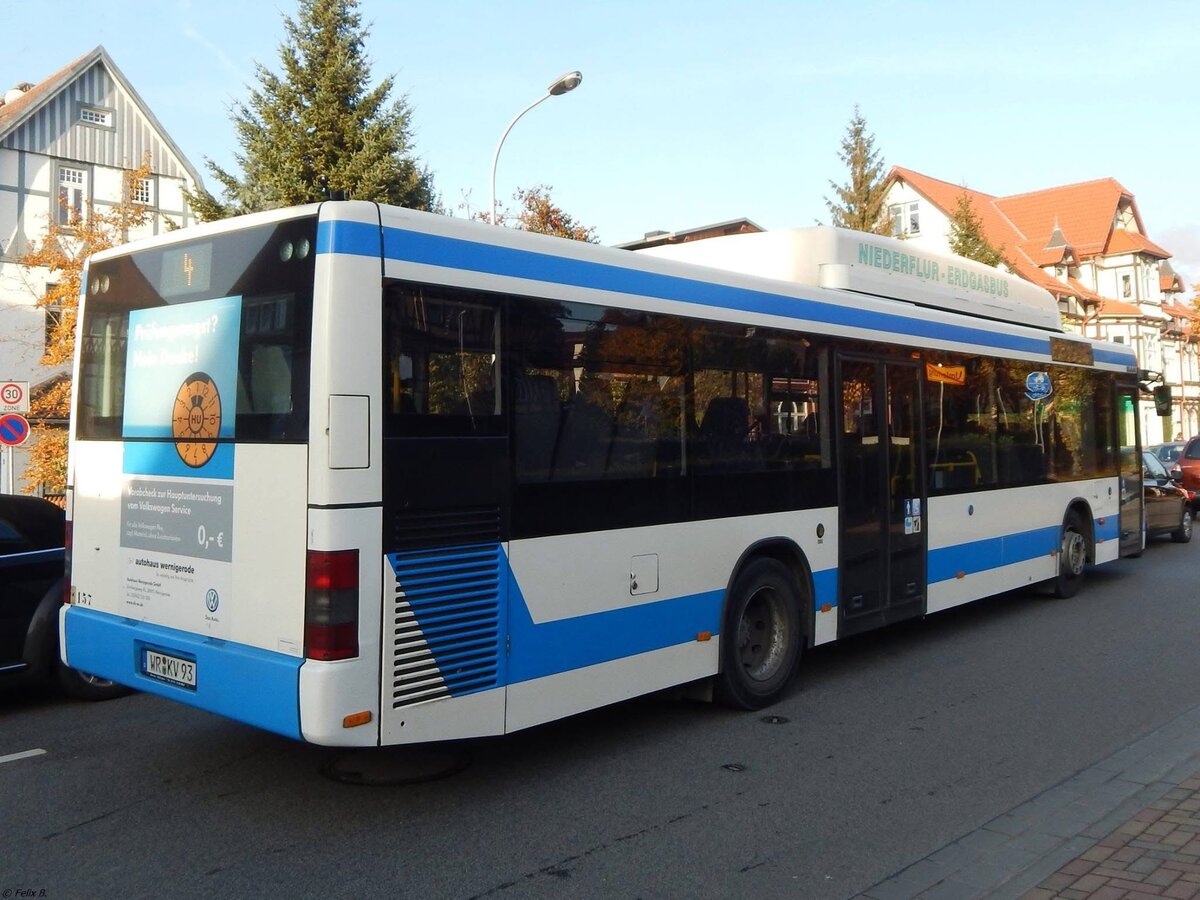 MAN Niederflurbus 2. Generation CNG der Harzer Verkehrsbetriebe in Wernigerode.
