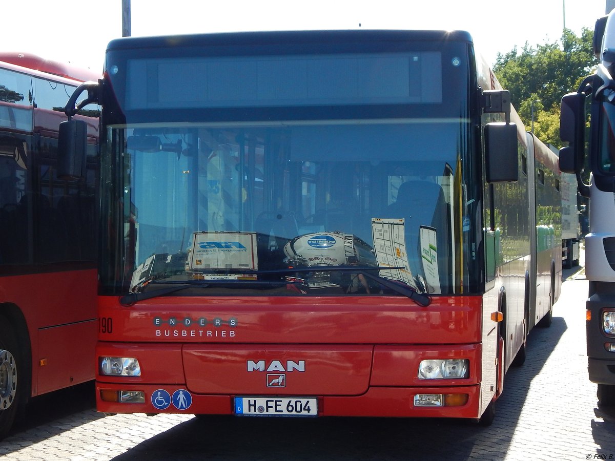 MAN Niederflurbus 2. Generation von Enders Busbetrieb aus Deutschland in Berlin.
