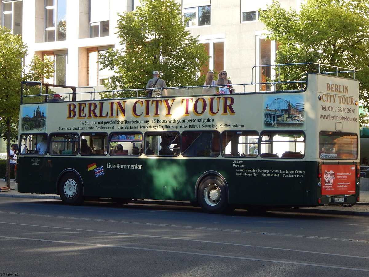 MAN SD 200 von Berlin City Tour in Berlin.
