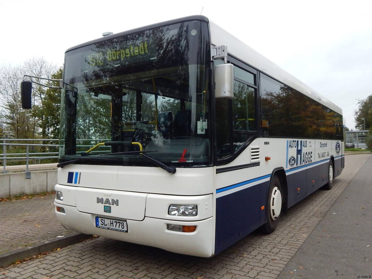 MAN SÜ 283 von Hagge aus Deutschland in Friedrichstadt.