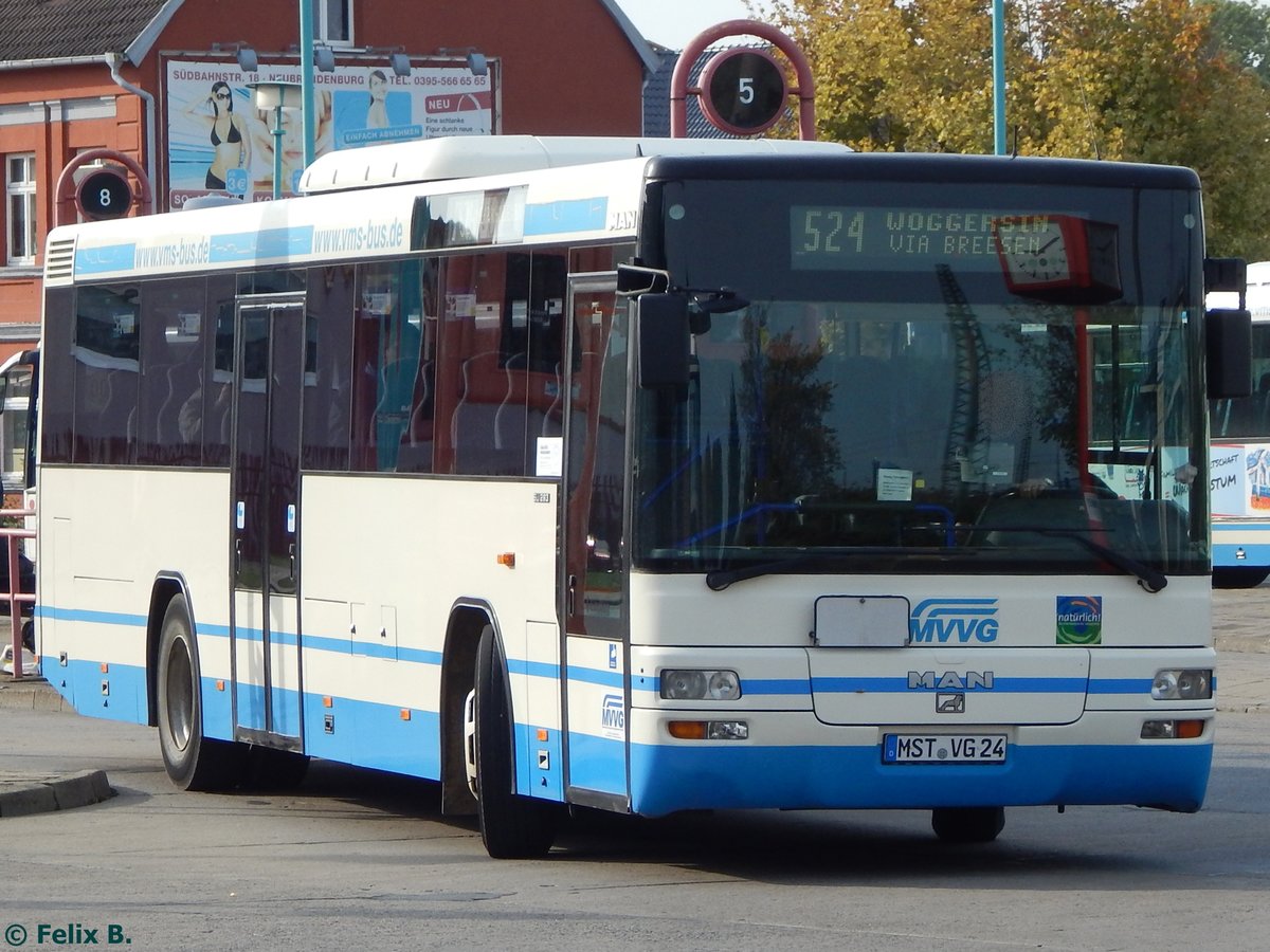 MAN SÜ 283 der MVVG in Neubrandenburg.
