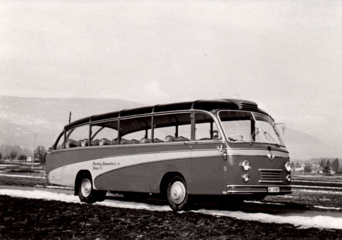 (MD226) - Aus dem Archiv: OAK Wangen a.A. - Nr. 5/BE 26'907 - Saurer/R&J um 1954