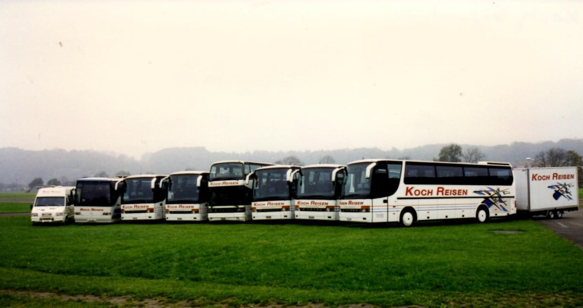 (MD345) - Aus dem Archiv: Koch, Giswil - Diverse - Iveco + Mersedes + Setra im November 1997