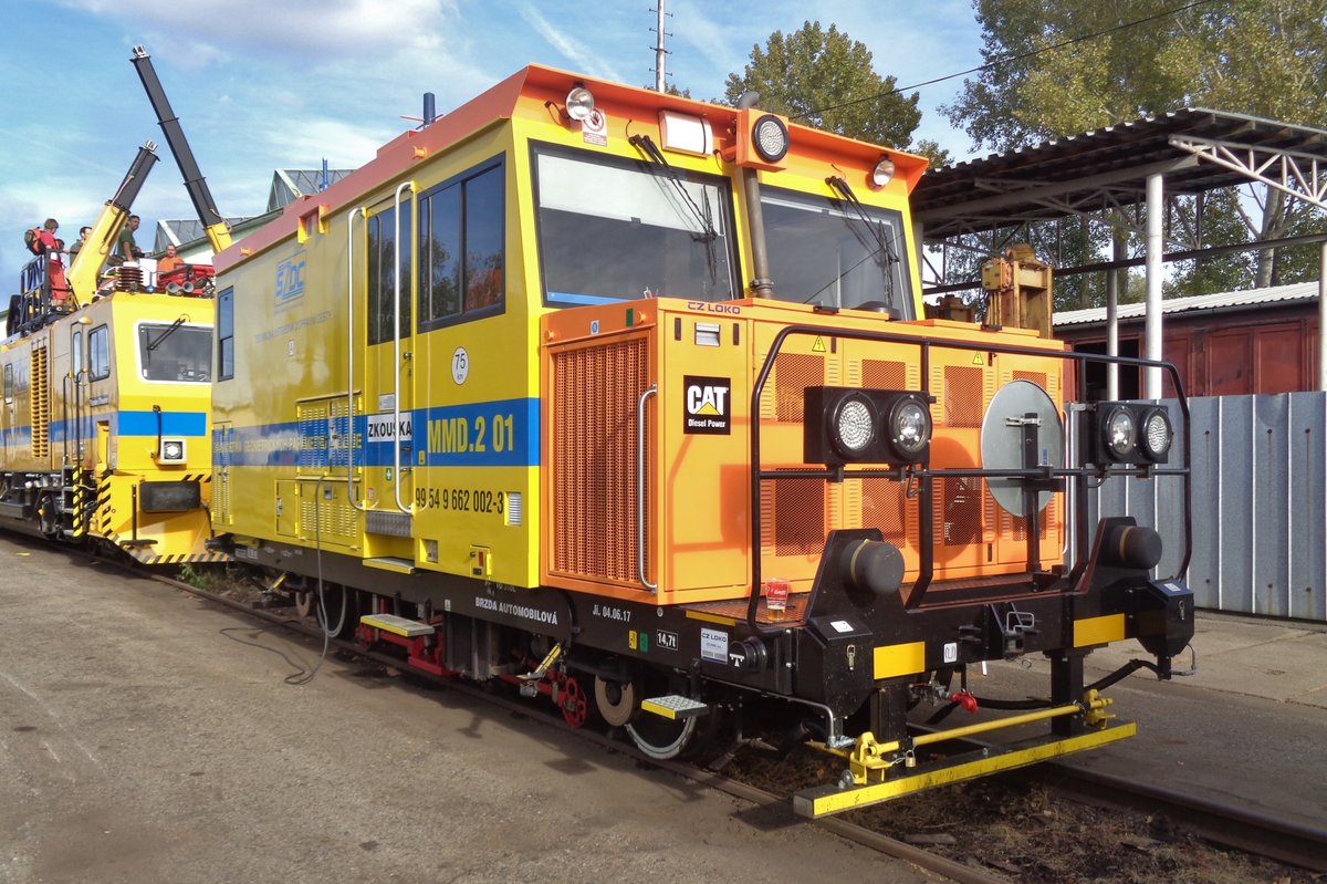 MDD 2.01 steht am 22 September 2018 ins Bw von Ceske Budejovice.