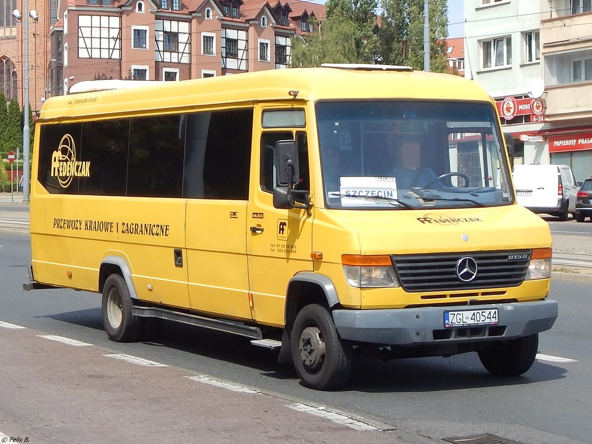 Mercedes 815D von Fedenczak aus Polen in Stettin.