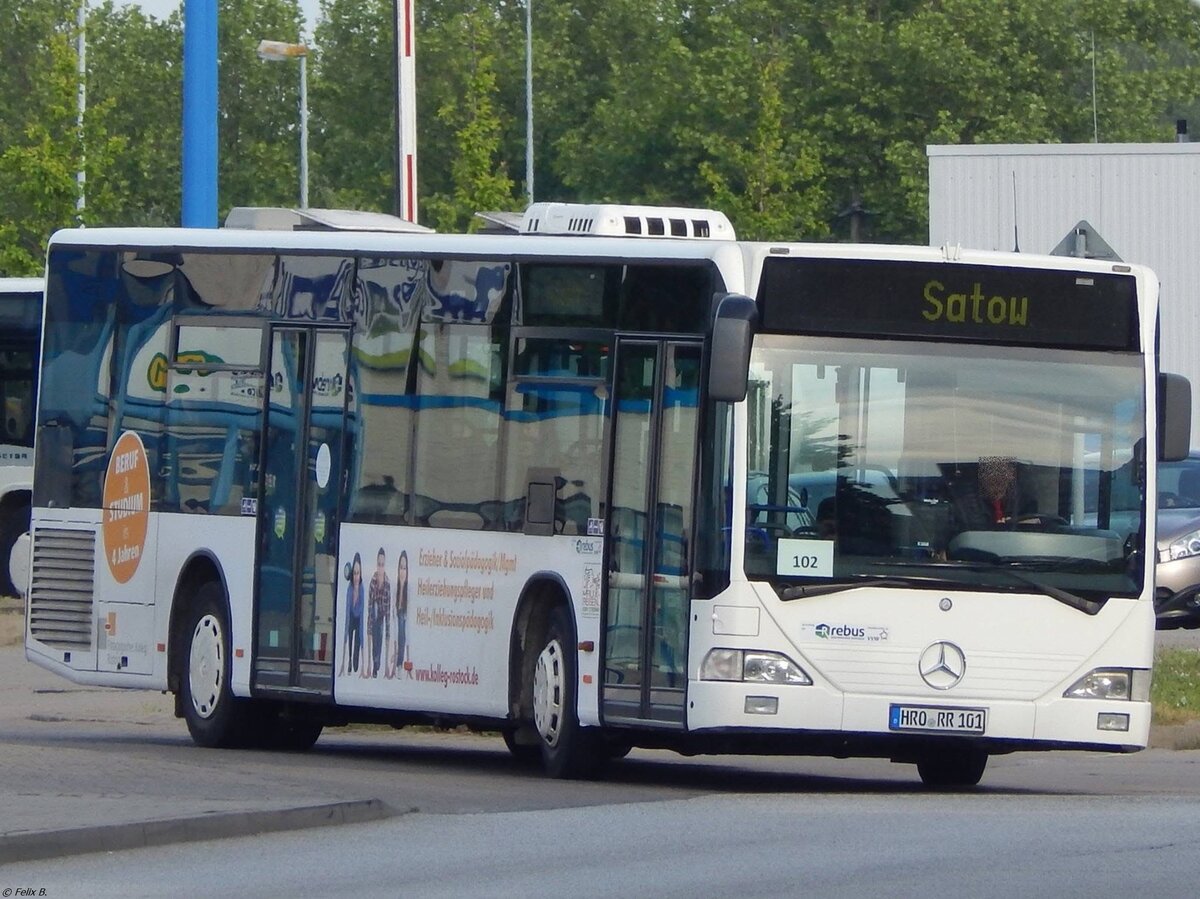 Mercedes Citaro I von Rux-Reisen aus Deutschland in Rostock.