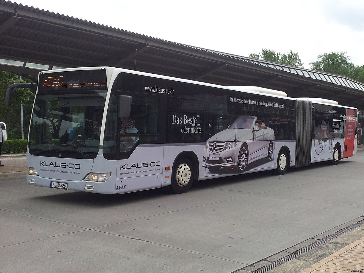Mercedes Citaro II von Allgemeine Flensburger Autobusgesellschaft mbH & Co. KG in Flensburg.
