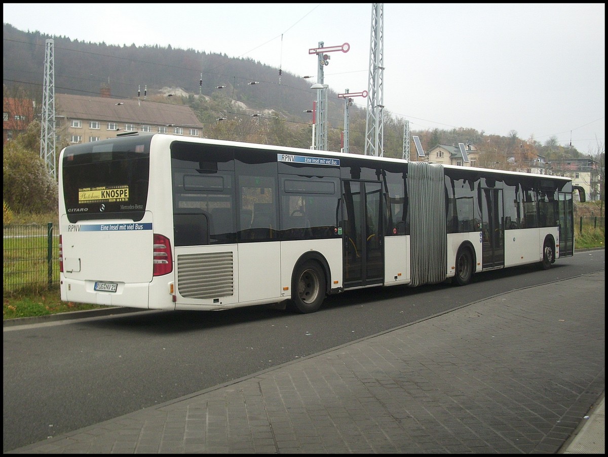 Mercedes Citaro II G der RPNV in Sassnitz.