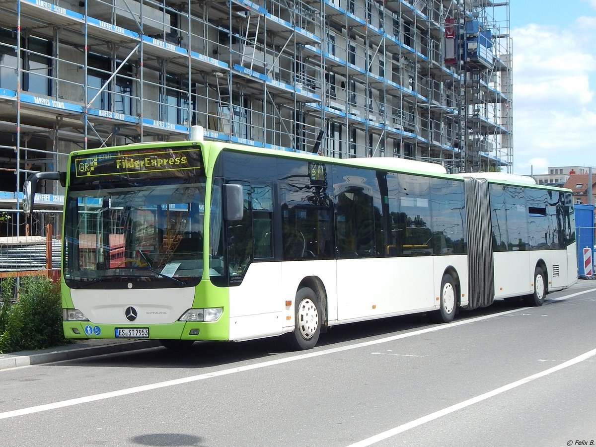 Mercedes Citaro II von GR Omnibus in Esslingen.