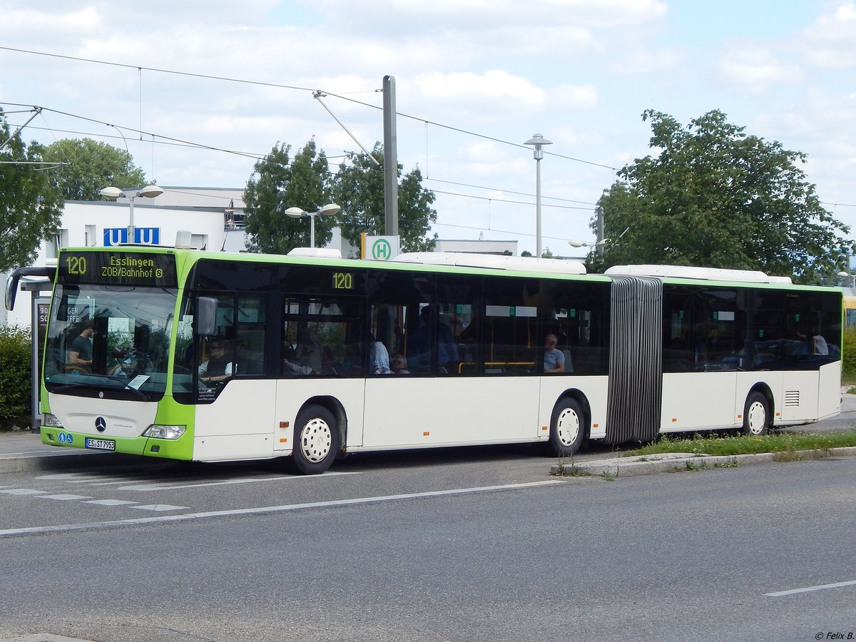 Mercedes Citaro II von GR Omnibus in Ostfildern.