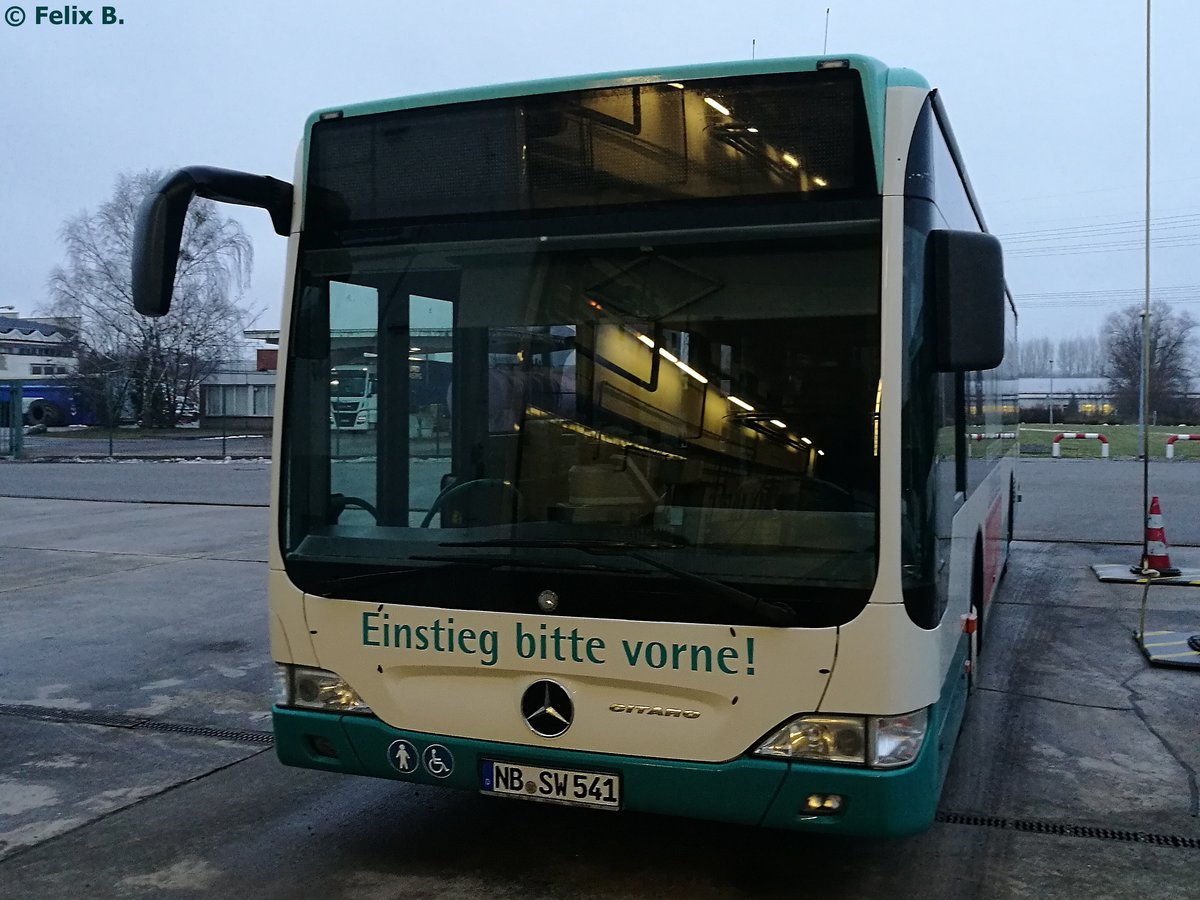 Mercedes Citaro II der Neubrandenburger Verkehrsbetriebe in Neubrandenburg. 