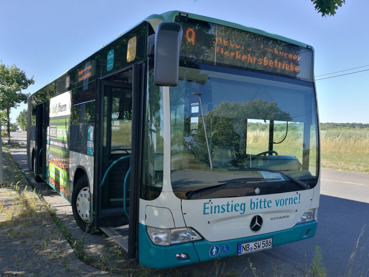 Mercedes Citaro II der Neubrandenburger Verkehrsbetriebe in Neubrandenburg.