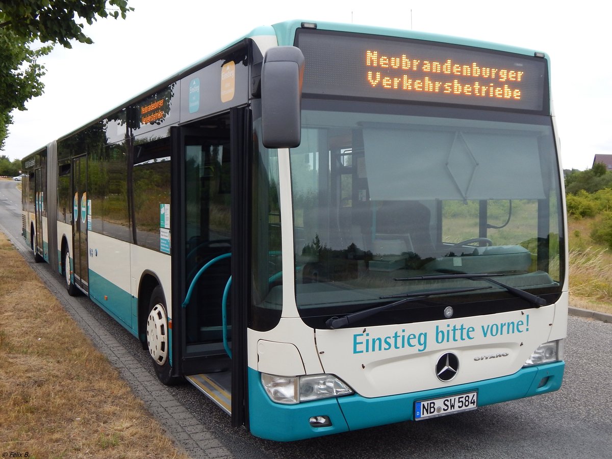 Mercedes Citaro II der Neubrandenburger Verkehrsbetriebe in Neubrandenburg.