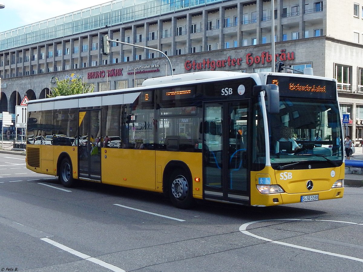 Mercedes Citaro II der SSB in Stuttgart.