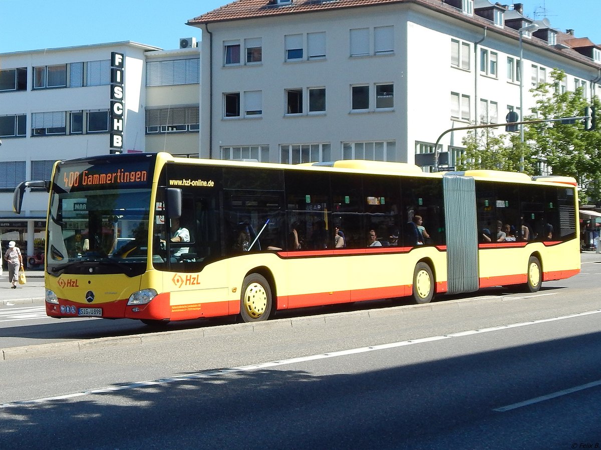 Mercedes Citaro III der Hohenzollerische Landesbahn in Reutlingen.