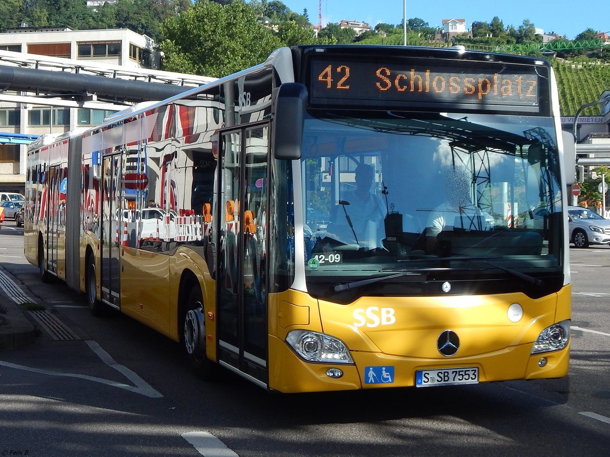 Mercedes Citaro III Hybrid der SSB in Stuttgart. 