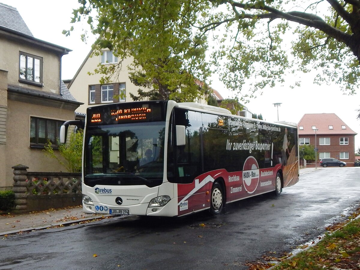 Mercedes Citaro III von Regionalbus Rostock in Güstrow. 