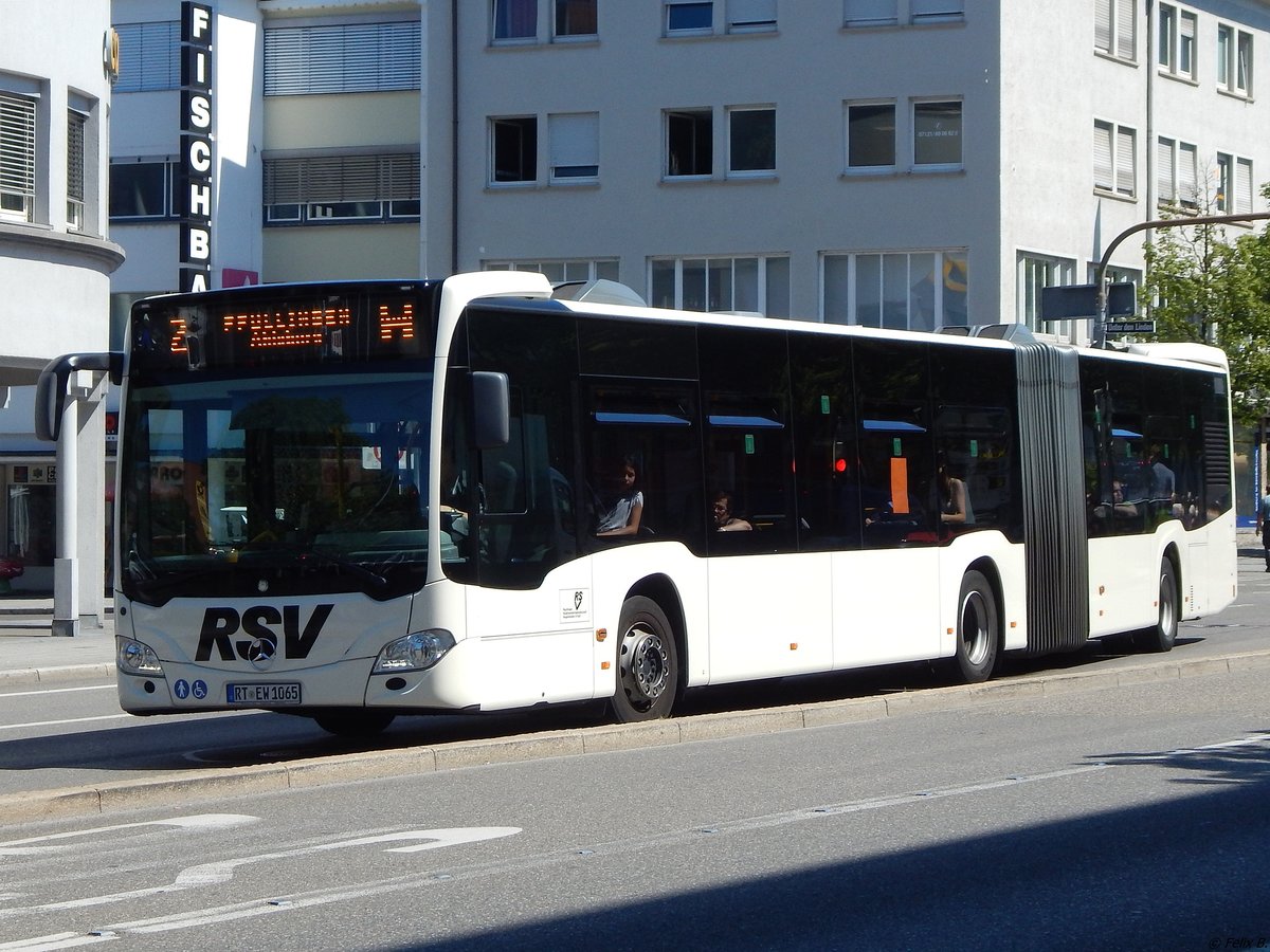 Mercedes Citaro III der Reutlinger Stadtverkehrsgesellschaft in Reutlingen.
