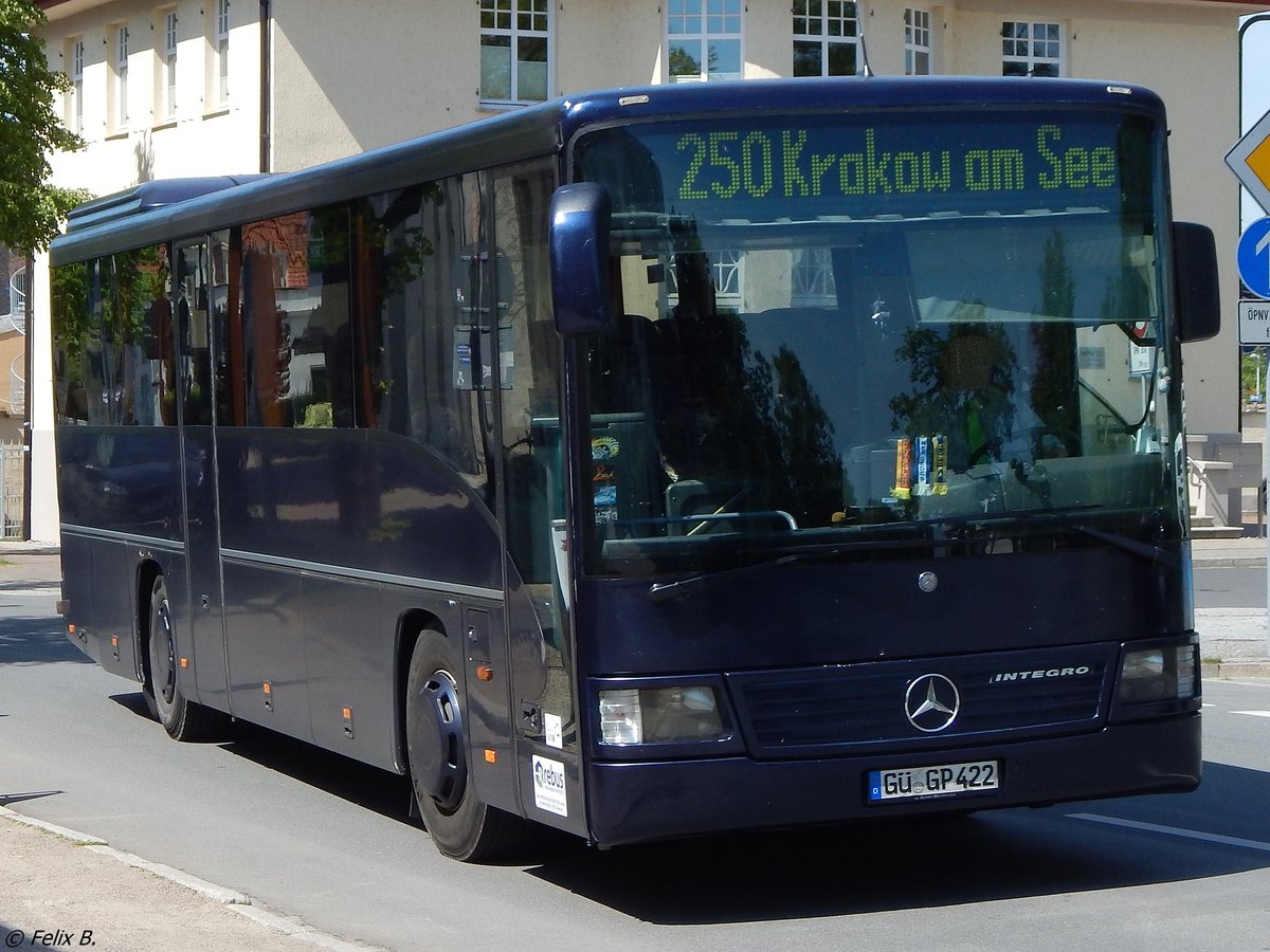 Mercedes Integro von Regionalbus Rostock in Güstrow.