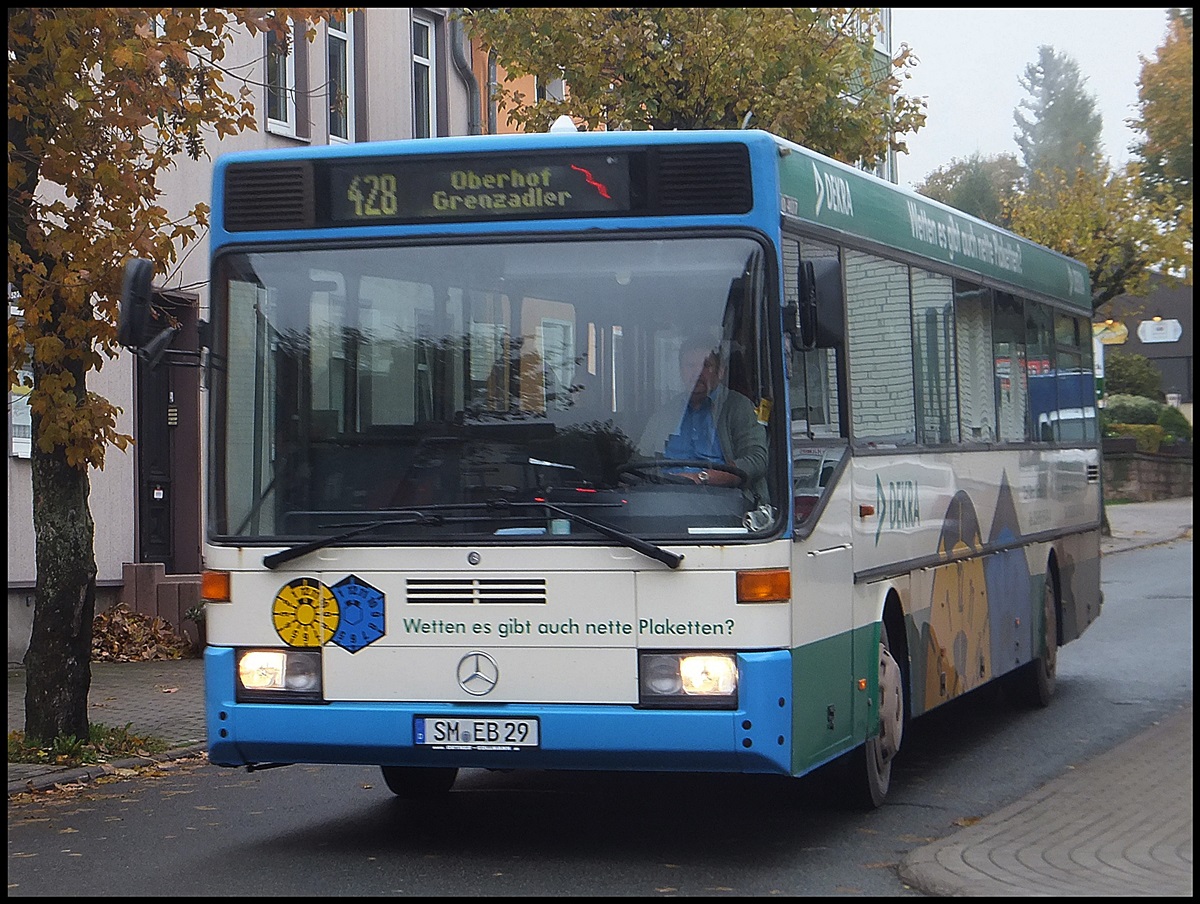 Mercedes O 407 der Meininger Busbetriebs GmbH in Oberhof. 