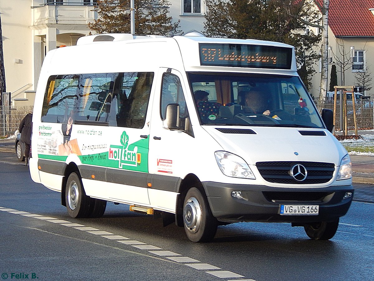 Mercedes Sprinter des Verkehrsbetrieb Greifswald-Land GmbH in Greifswald.
