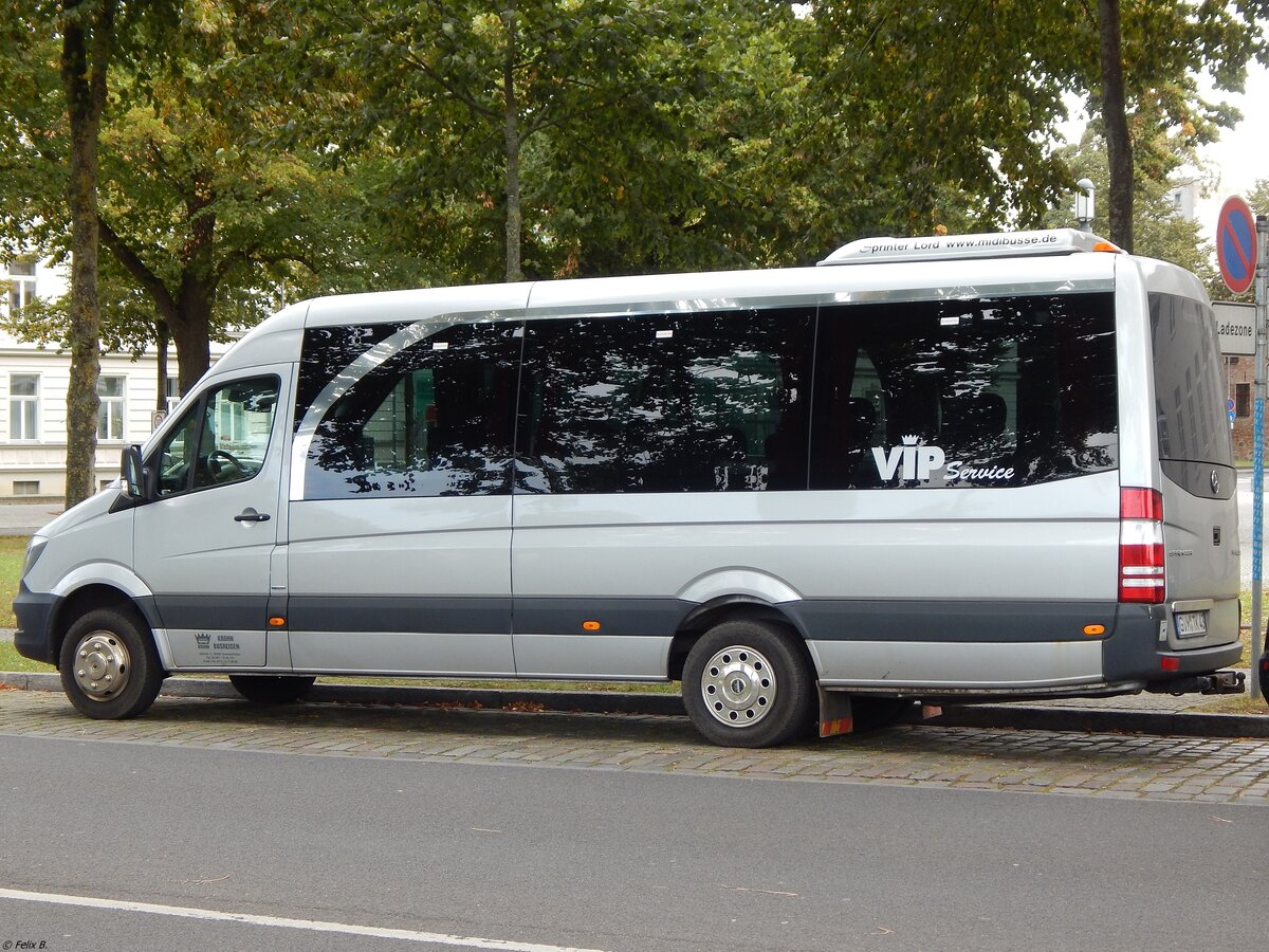 Mercedes Sprinter von Krohn Busreisen aus Deutschland in Stralsund.