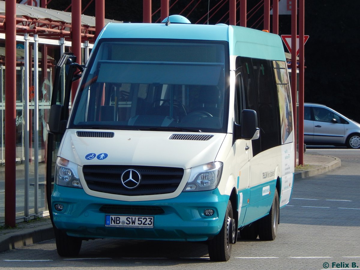 Mercedes Sprinter der Neubrandenburger Verkehrsbetriebe in Neubrandenburg.