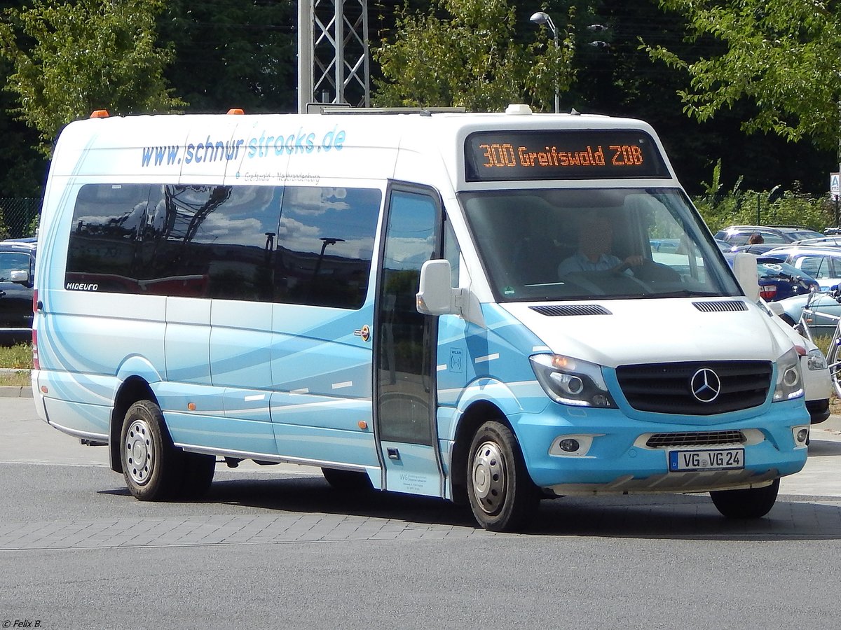 Mercedes Sprinter der VVG in Greifswald.