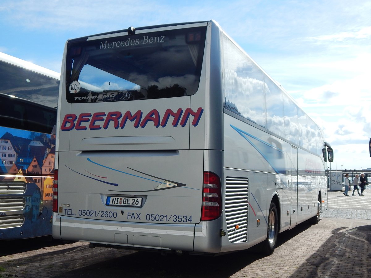 Mercedes Tourismo von Beermann aus Deutschland im Stadthafen Sassnitz.