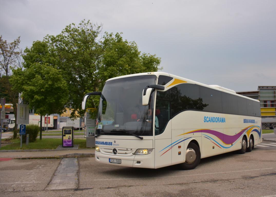Mercedes Tourismo von Bergkvarabus aus Schweden 2018 in Krems.