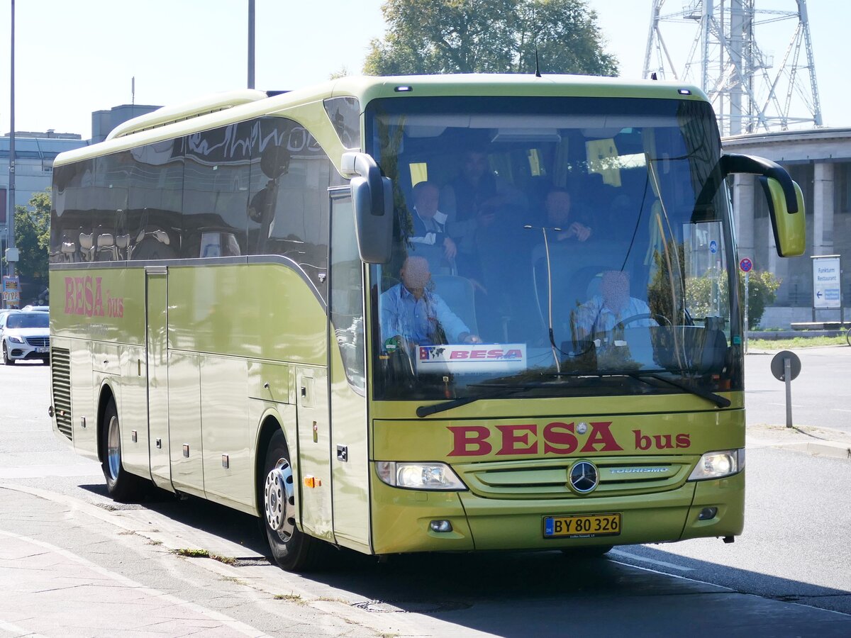 Mercedes Tourismo von Besa Bus aus Dnemark in Berlin.
