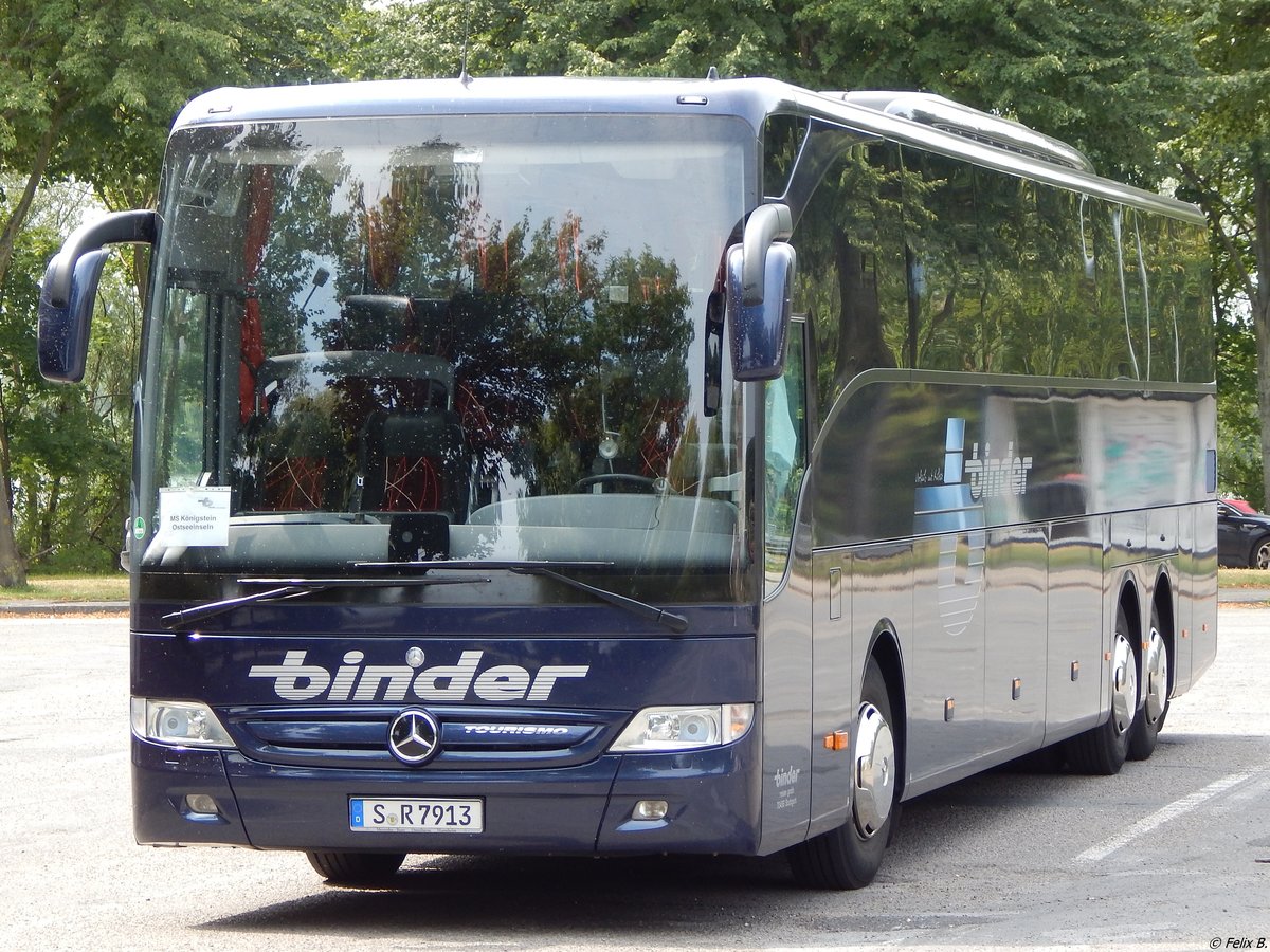 Mercedes Tourismo von Binder aus Deutschland in Stralsund.