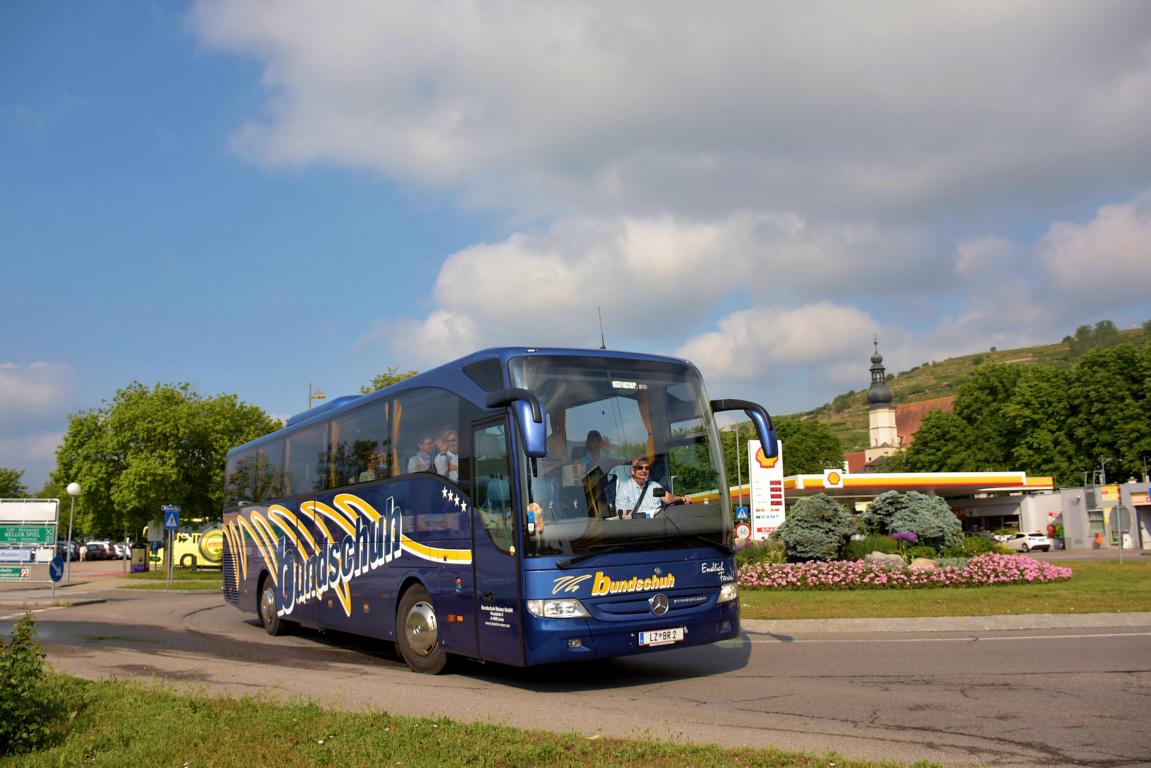 Mercedes Tourismo von Bundschuh Reisen aus sterreich 2018 in Krems.