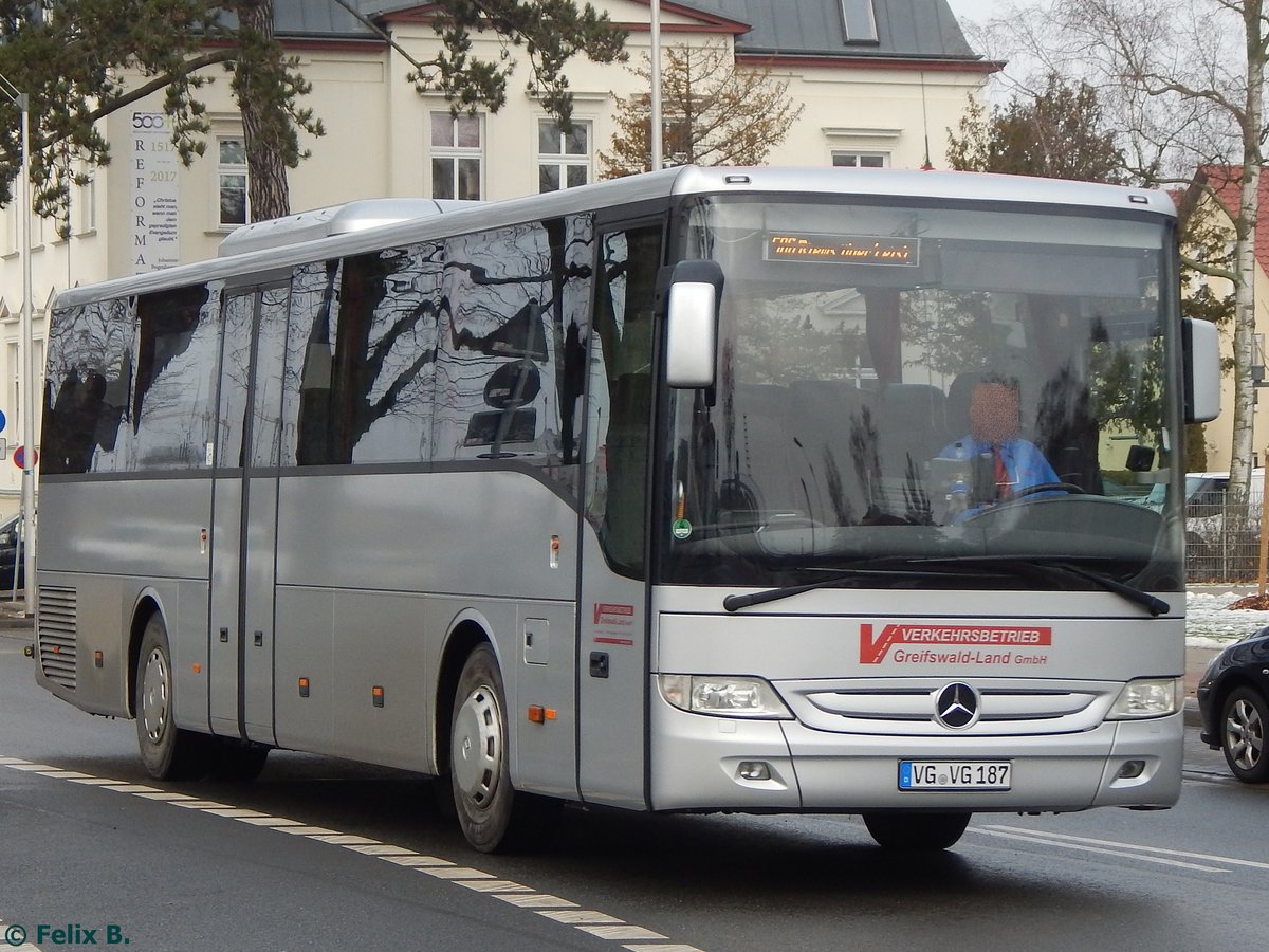 Mercedes Tourismo des Verkehrsbetrieb Greifswald-Land GmbH in Greifswald.