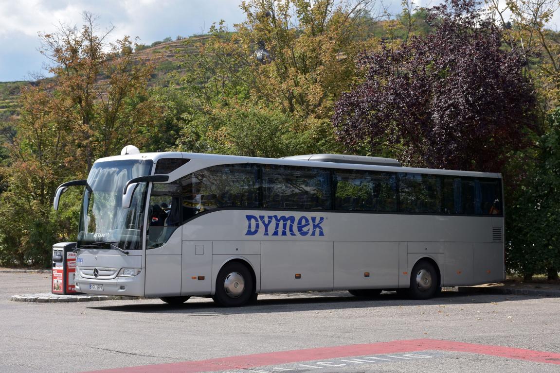 Mercedes Tourismo von Dymek Reisen aus PL 07/2017 in Krems.