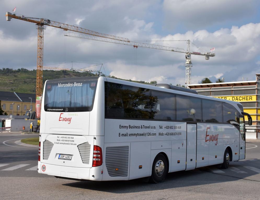 Mercedes Tourismo von Emmy Travel aus der CZ 09/2017 in Krems.