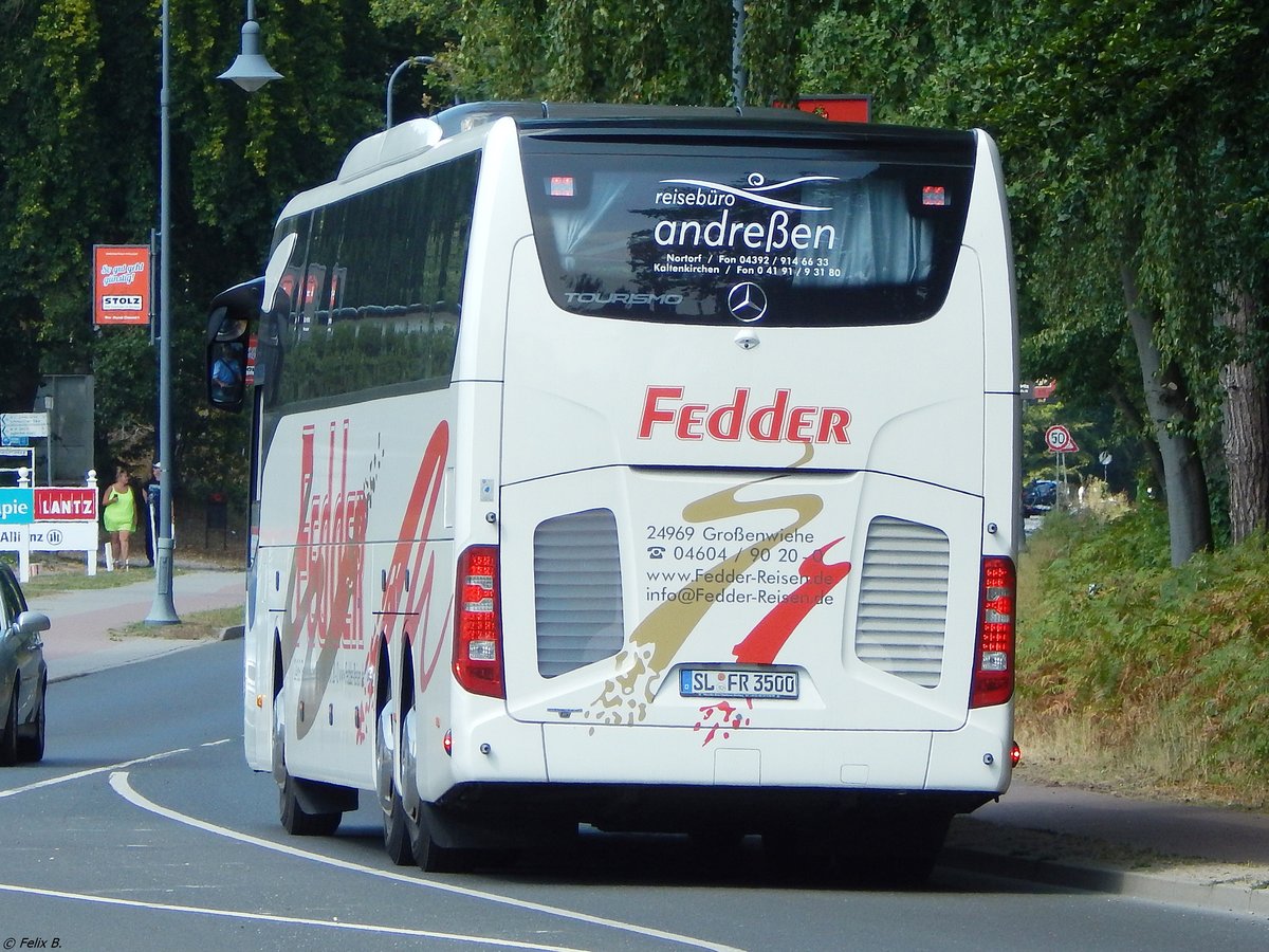 Mercedes Tourismo von Fedder aus Deutschland in Binz.