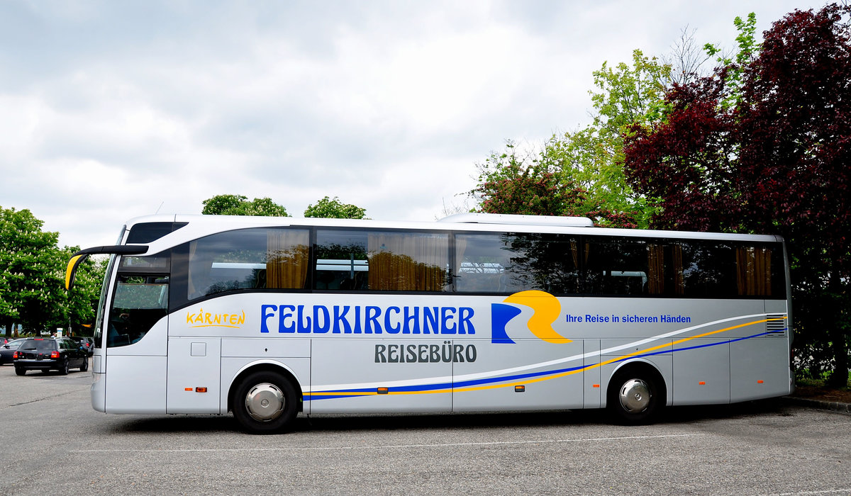 Mercedes Tourismo vom Feldkirchner Reisebro aus Krnten in Krems gesehen.