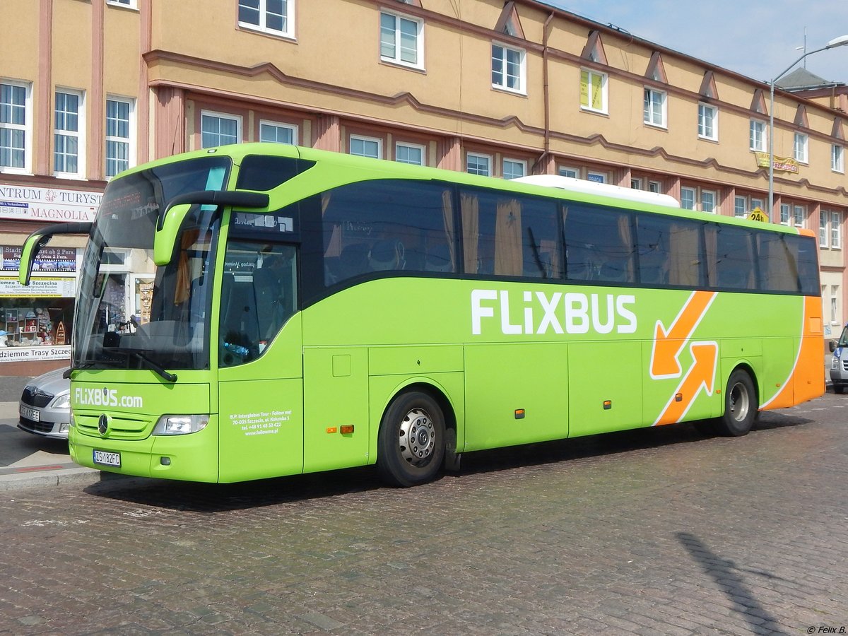 Mercedes Tourismo von Flixbus/Follow Me! aus Polen in Stettin. 