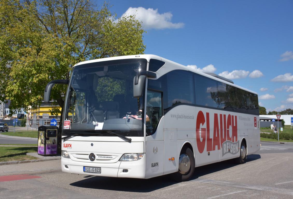 Mercedes Tourismo von GLAUCH Reisen aus der BRD August 2017 in Krems.