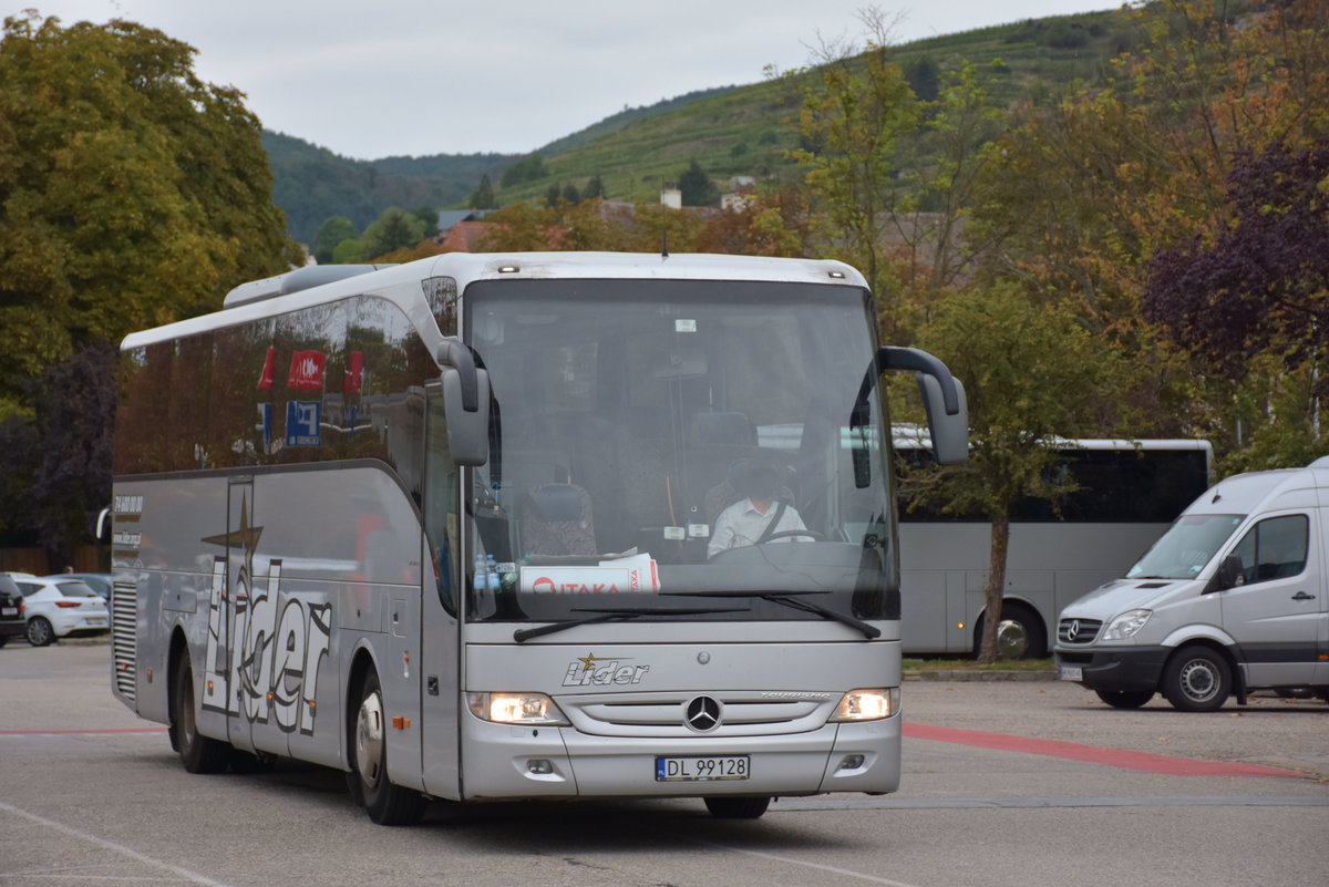 Mercedes Tourismo von Lider Reisen aus PL 2017 in Krems.