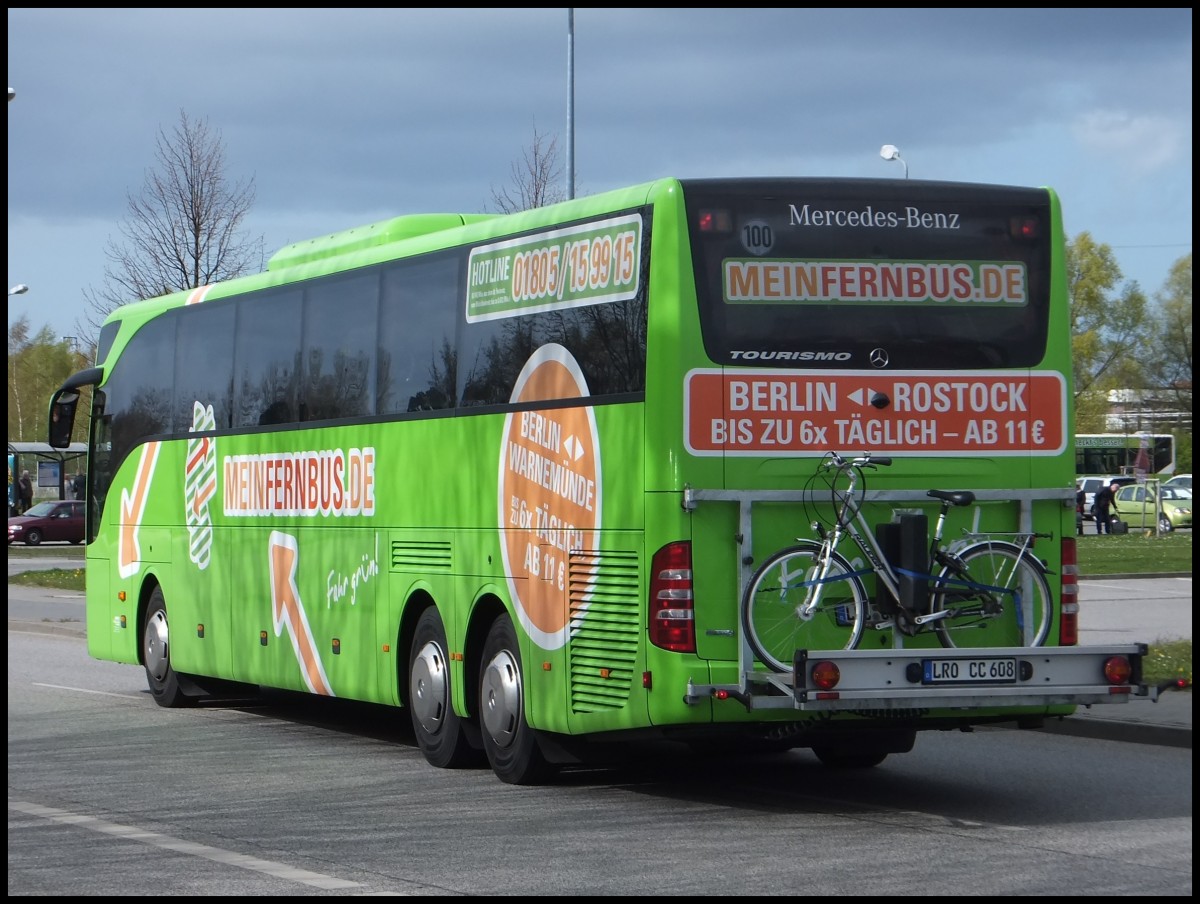 Mercedes Tourismo von MeinFernBus/Joost's aus Deutschland in Rostock.