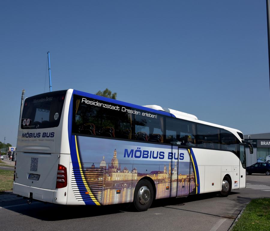 Mercedes Tourismo von Mbius Busreisen aus der BRD 2017 in Krems.