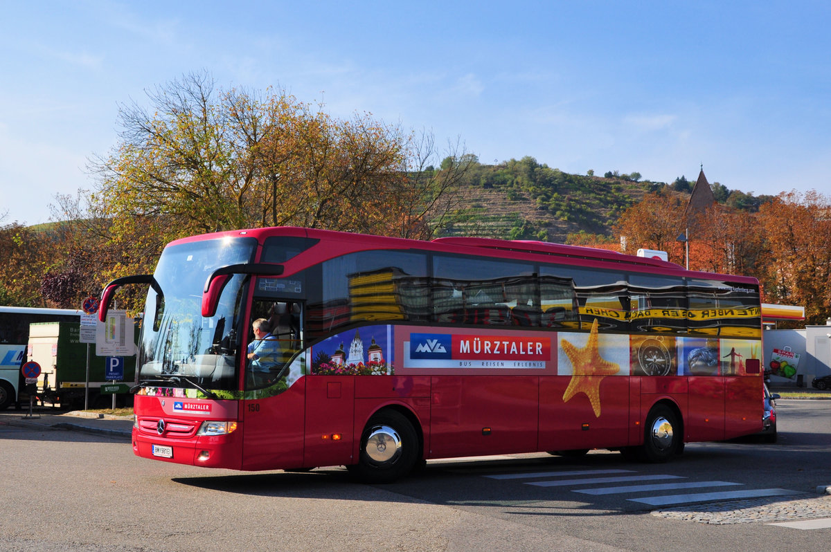 Mercedes Tourismo von den MRZTALER Reisen aus sterreich in Krems.