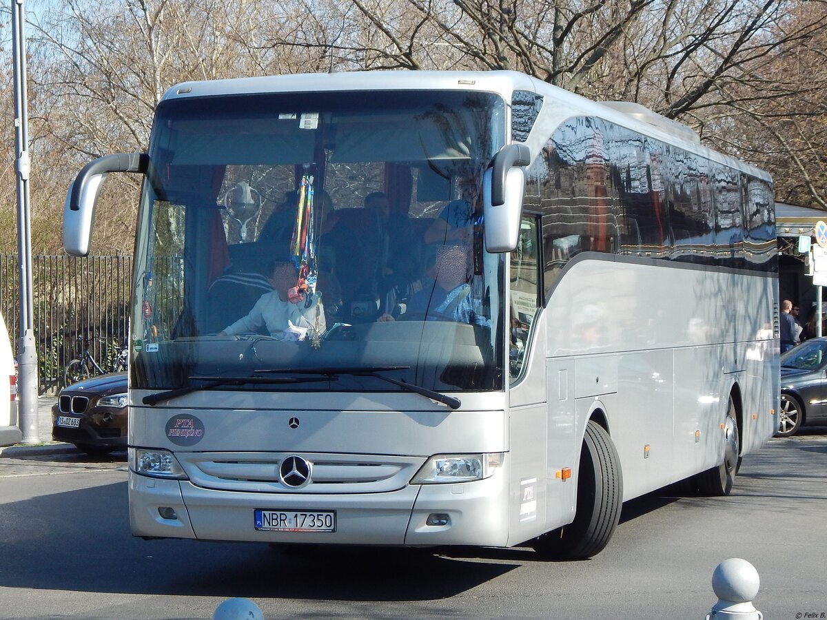 Mercedes Tourismo von Prywatny Transport Autobusowy Woźna Danuta aus Polen in Berlin.