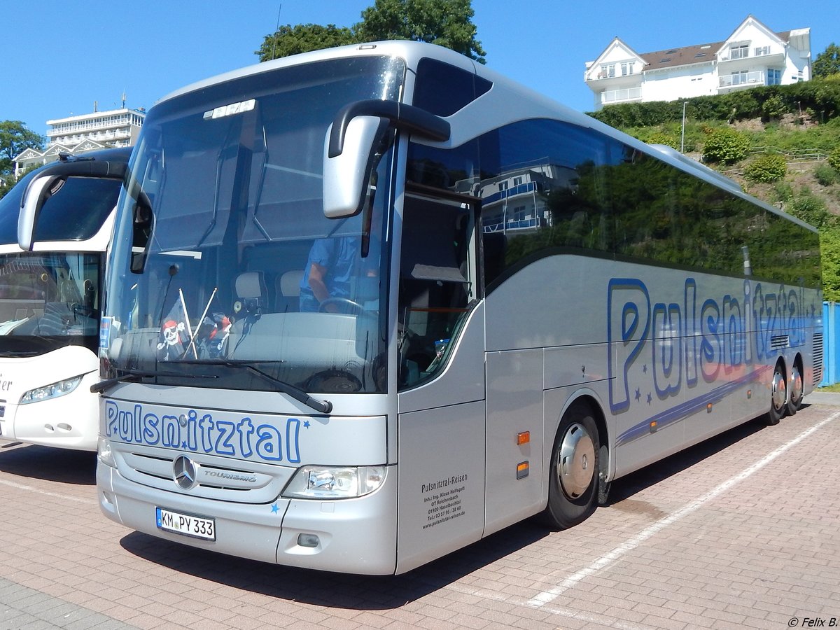 Mercedes Tourismo von Pulsnitztal-Reisen aus Deutschland im Stadthafen Sassnitz.