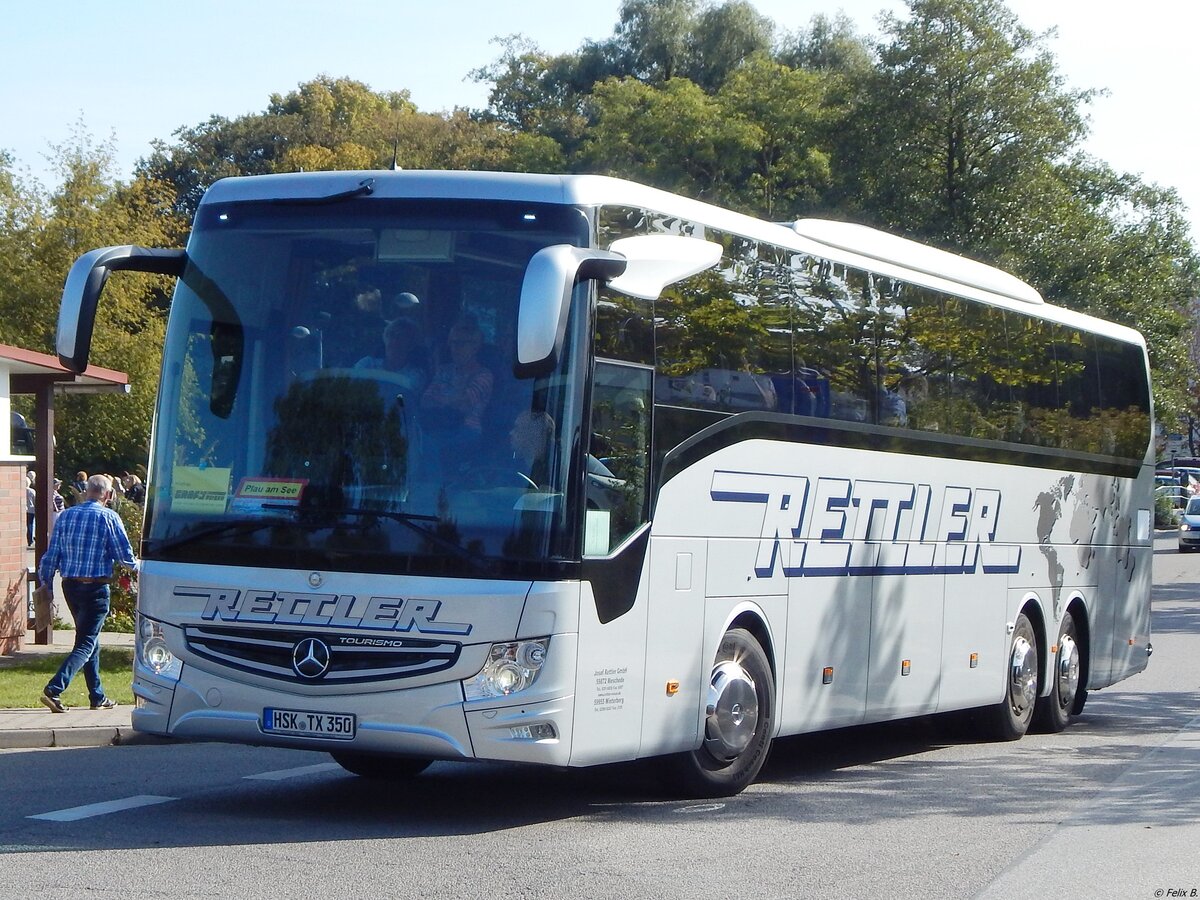Mercedes Tourismo von Rettler aus Deutschland in Waren.
