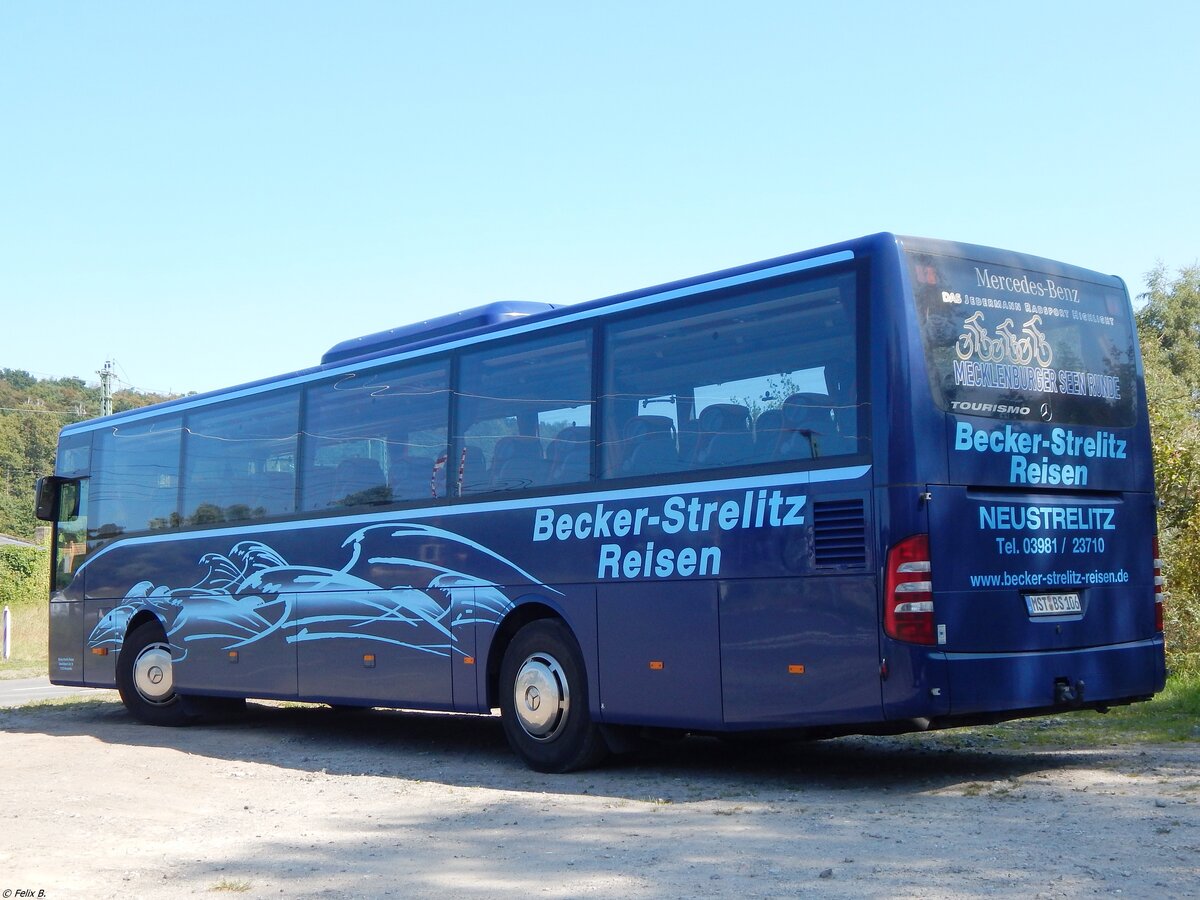 Mercedes Tourismo RH von Becker-Strelitz Reisen aus Deutschland in Lietzow.