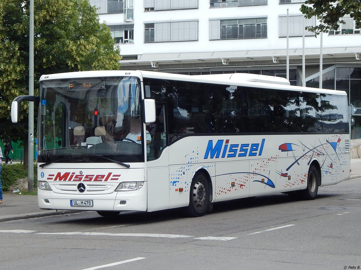 Mercedes Tourismo RH von Missel aus Deutschland in Ulm.